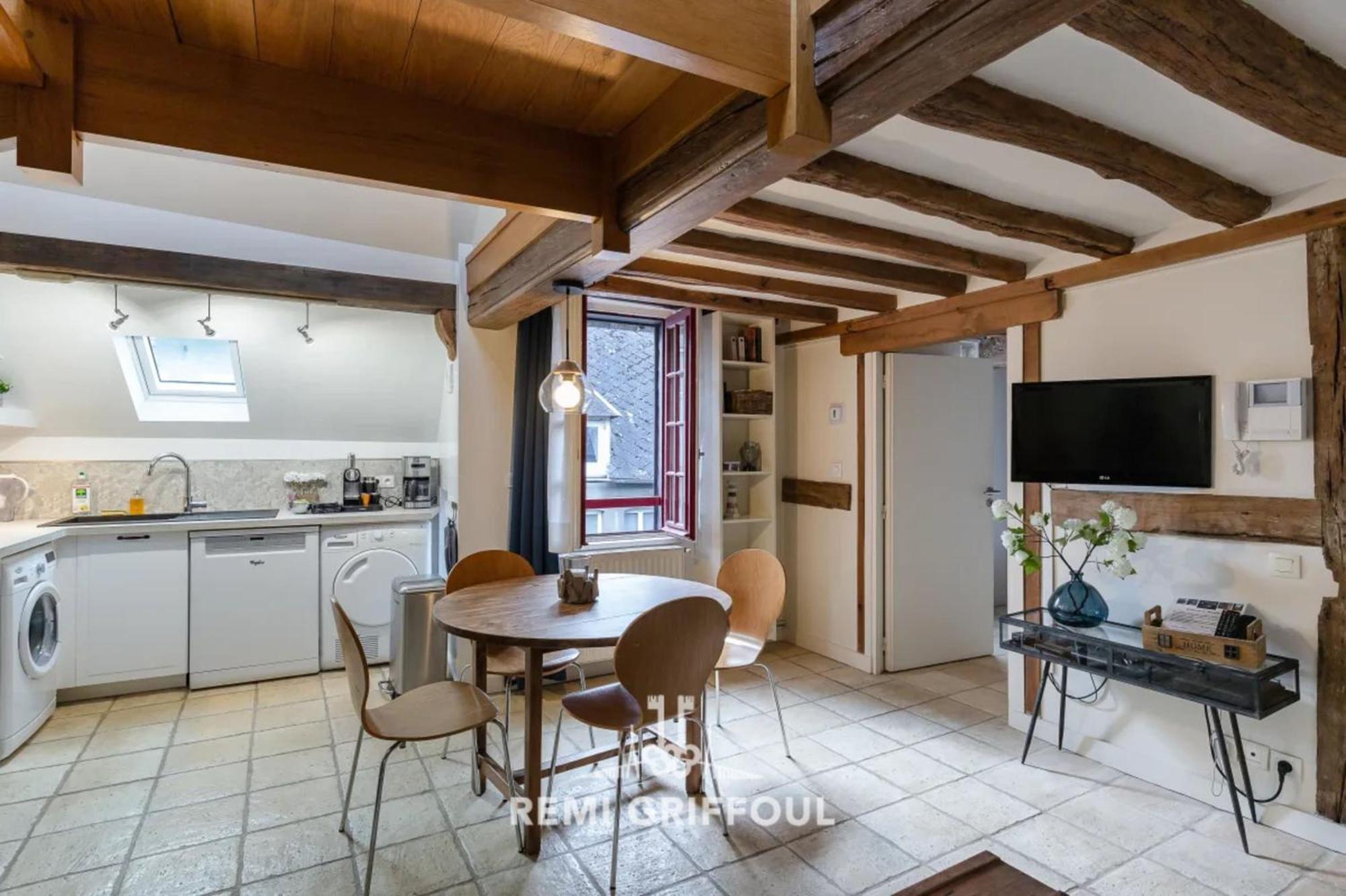 L'Escalier D'H - Duplex 3 In The City Center - Normand Charm - Family Stay Honfleur Exterior foto
