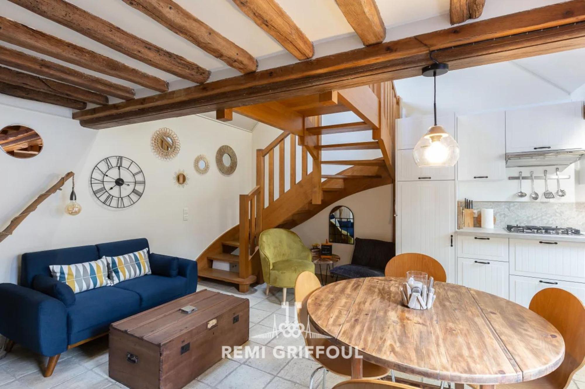 L'Escalier D'H - Duplex 3 In The City Center - Normand Charm - Family Stay Honfleur Exterior foto